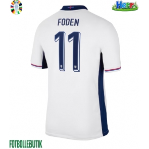 England Phil Foden #11 Hemmatröja EM 2024 Kortärmad